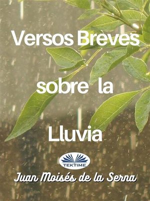 cover image of Versos Breves Sobre La Lluvia
